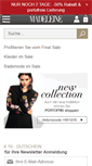 Mobile Screenshot of madeleine-mode.at