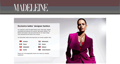 Desktop Screenshot of madeleine-mode.com